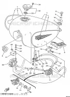 RESERVOIR A ESSENCE pour Yamaha VIRAGO 1998