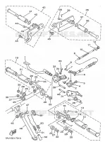 SUPPORT / REPOSE PIEDS pour Yamaha VIRAGO 1998