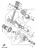 VILEBREQUIN / PISTON pour Yamaha VIRAGO 1998