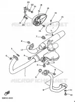 ECHAPPEMENT pour Yamaha VIRAGO 1998