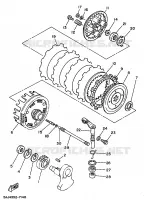 EMBRAYAGE DE DEMARREUR pour Yamaha VIRAGO 1998