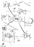 PARTIE ELECTRIQUE 1 pour Yamaha VIRAGO 1998