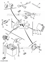 PARTIE ELECTRIQUE 1 pour Yamaha VIRAGO 1998