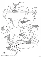 RESERVOIR A ESSENCE pour Yamaha VIRAGO 1998