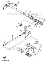 AXE DE SELECTEUR / PEDALE pour Yamaha VIRAGO 1998