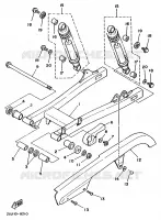 BRAS OSCILLANT / AMORTISSEUR pour Yamaha VIRAGO 1998