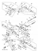 SUPPORT / REPOSE PIEDS pour Yamaha VIRAGO 1998