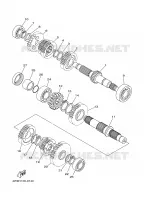 TRANSMISSION pour Yamaha WILDSTAR 1999