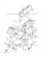 CADRE pour Yamaha WILDSTAR 1999