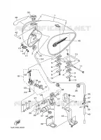 RESERVOIR A ESSENCE pour Yamaha WILDSTAR 1999