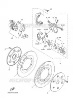 ETRIER DE FREIN AVANT pour Yamaha WILDSTAR 1999