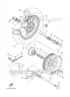 ROUE ARRIERE pour Yamaha WILDSTAR 1999