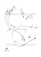 GUIDON ET CABLES pour Yamaha WILDSTAR 1999