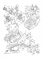 CARTER   MOTEUR 1 pour Yamaha WILDSTAR 2001