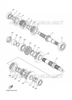 TRANSMISSION pour Yamaha WILDSTAR 2001