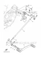 AXE DE SELECTEUR / PEDALE pour Yamaha WILDSTAR 2001