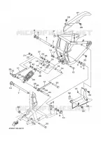 BRAS OSCILLANT / AMORTISSEUR pour Yamaha WILDSTAR 2001