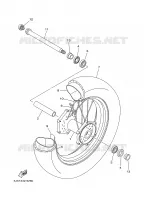 ROUE AVANT pour Yamaha WILDSTAR 2001