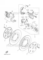 ETRIER DE FREIN AVANT pour Yamaha WILDSTAR 2001