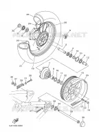 ROUE ARRIERE pour Yamaha WILDSTAR 2001