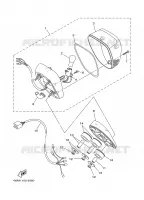 FEU ARRIERE pour Yamaha WILDSTAR 2001