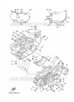 CARTER MOTEUR pour Yamaha WILDSTAR 2002