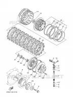 EMBRAYAGE DE DEMARREUR pour Yamaha WILDSTAR 2002