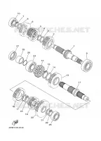TRANSMISSION pour Yamaha WILDSTAR 2002