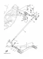 AXE DE SELECTEUR / PEDALE pour Yamaha WILDSTAR 2002