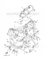 CADRE pour Yamaha WILDSTAR 2002