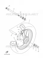 ROUE AVANT pour Yamaha WILDSTAR 2002