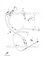 GUIDON ET CABLES pour Yamaha WILDSTAR 2002