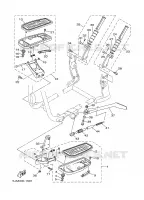 SUPPORT / REPOSE PIEDS pour Yamaha WILDSTAR 2002