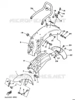 GARDE BOUE pour Yamaha VIRAGO 1992