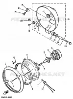 PHARE  pour Yamaha VIRAGO 1992
