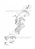 GARDE BOUE pour Yamaha VIRAGO 1992