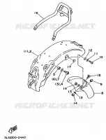 ALTERNATIVE PARTIE CYCLE 1 pour Yamaha VIRAGO 1992