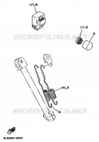 PIÈCES OPTIONNELLES   PARTIE CYCLE pour Yamaha VIRAGO 1992