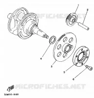 EMBRAYAGE DE DEMARREUR pour Yamaha VIRAGO 1994