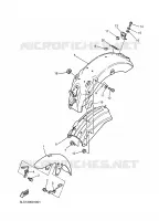 GARDE BOUE pour Yamaha VIRAGO 1994
