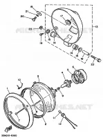 PHARE  pour Yamaha VIRAGO 1994