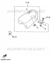 ALTERNATIVE SELLE pour Yamaha VIRAGO 1994