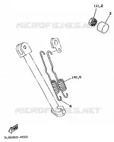 PIÈCES OPTIONNELLES   PARTIE CYCLE pour Yamaha VIRAGO 1994