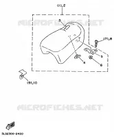 ALTERNATIVE SELLE pour Yamaha VIRAGO 1994