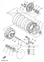 EMBRAYAGE DE DEMARREUR pour Yamaha VIRAGO 1995