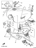 RESERVOIR A ESSENCE pour Yamaha VIRAGO 1995