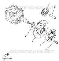 EMBRAYAGE DE DEMARREUR pour Yamaha VIRAGO 1994