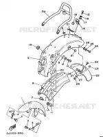 GARDE BOUE pour Yamaha VIRAGO 1994