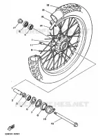 ROUE AVANT pour Yamaha VIRAGO 1994