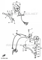 COMMODO / LEVIER pour Yamaha VIRAGO 1994